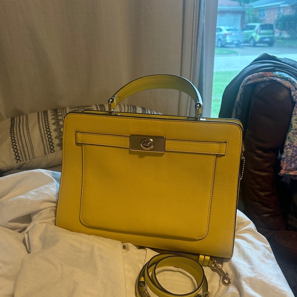 Coach Sunny Yellow Crossbody Bag